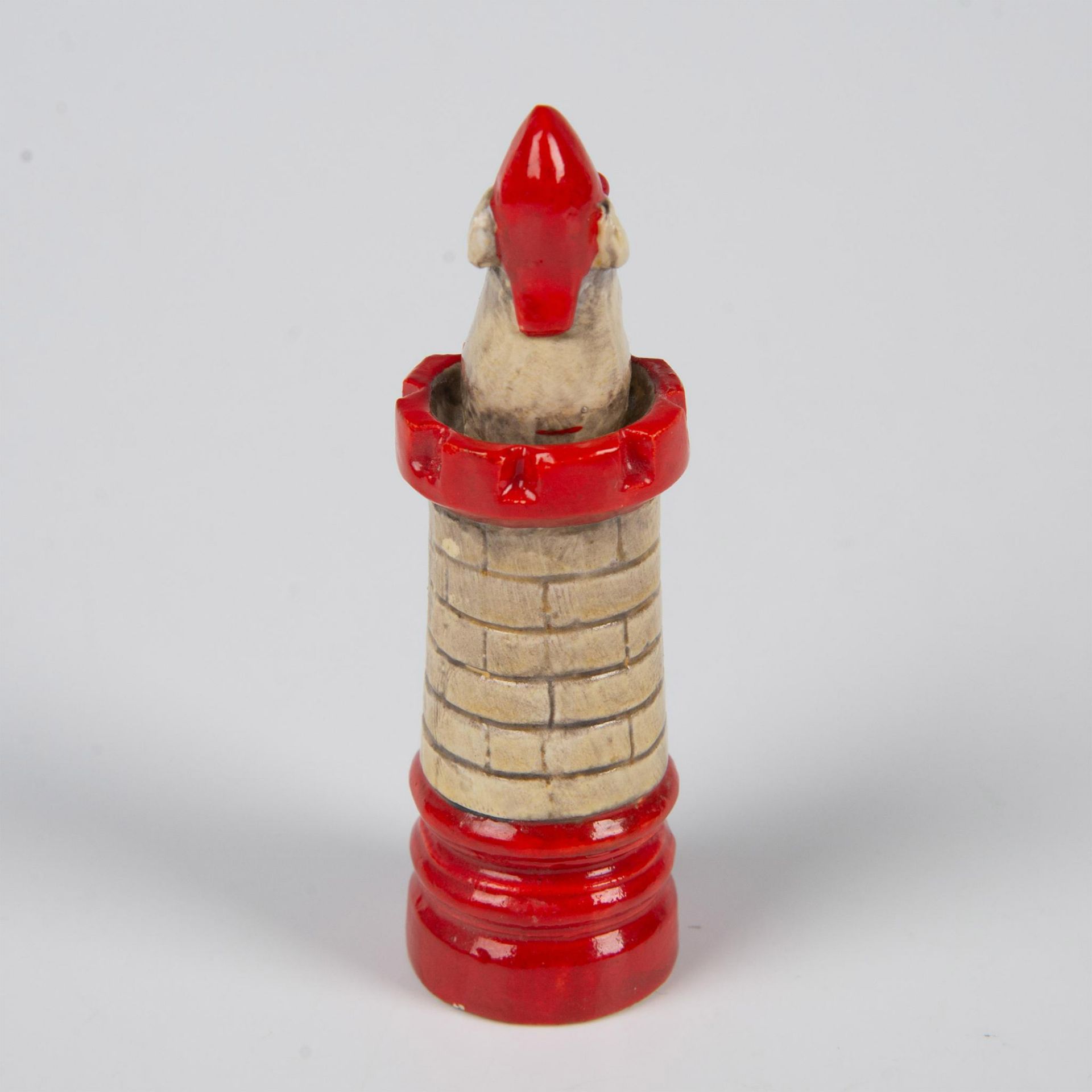 Doulton Lambeth George Tinworth Chess Piece, Rook - Image 3 of 6
