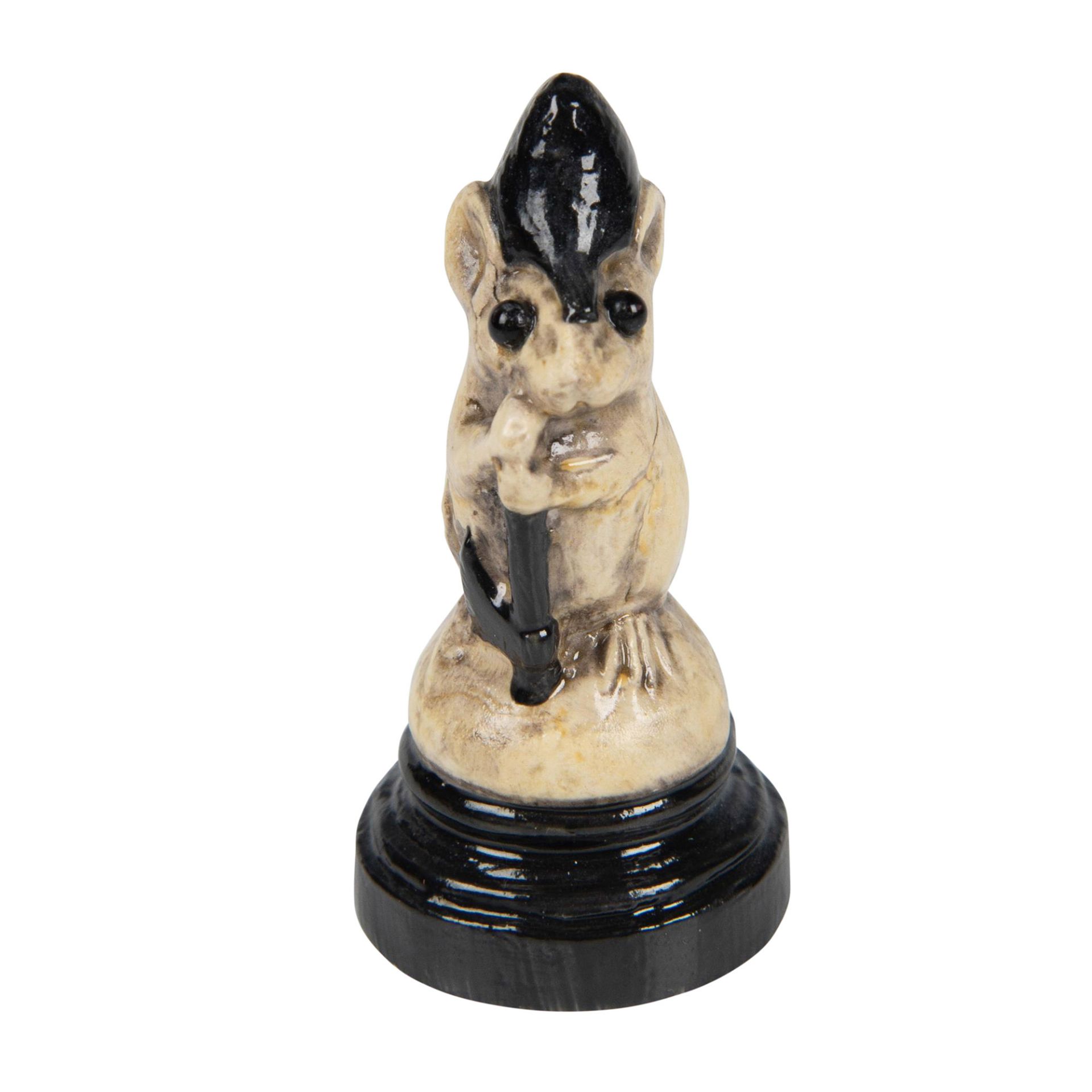 Doulton Lambeth George Tinworth Chess Piece, Pawn