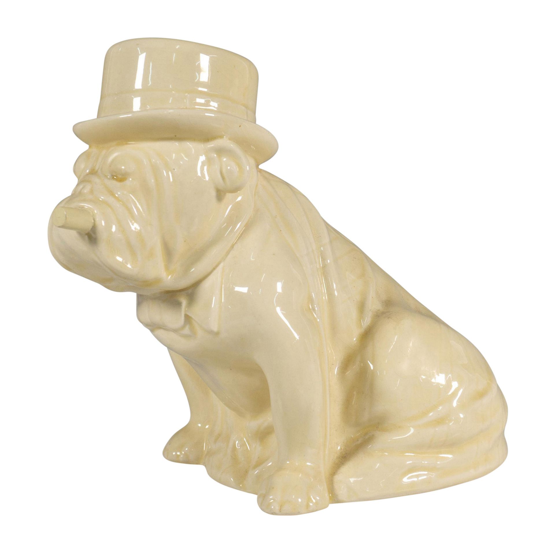 Royal Doulton Figurine, Bulldog in Union Jack, Derby Hat