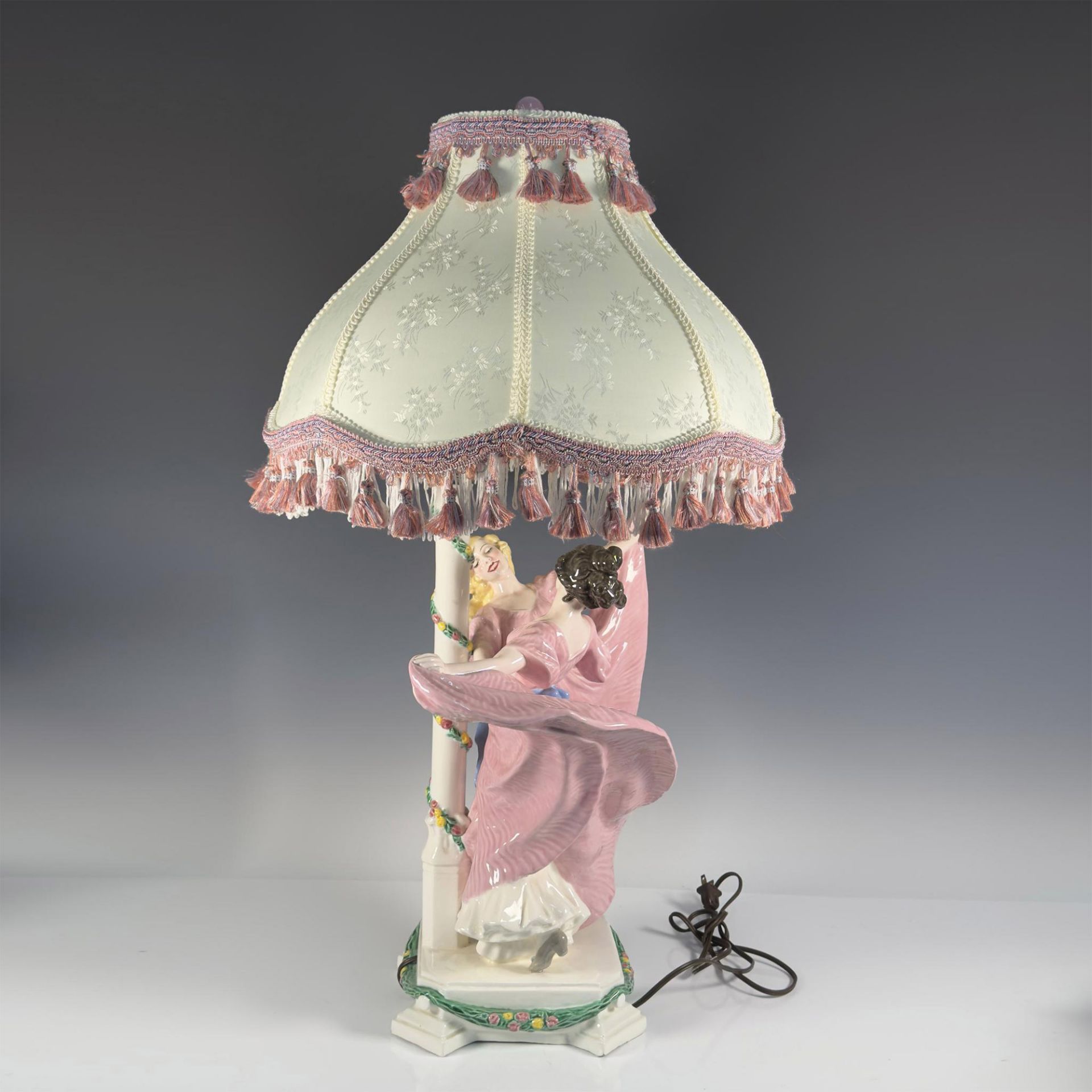 Keramos Porcelain Figural Lamp - Bild 4 aus 7