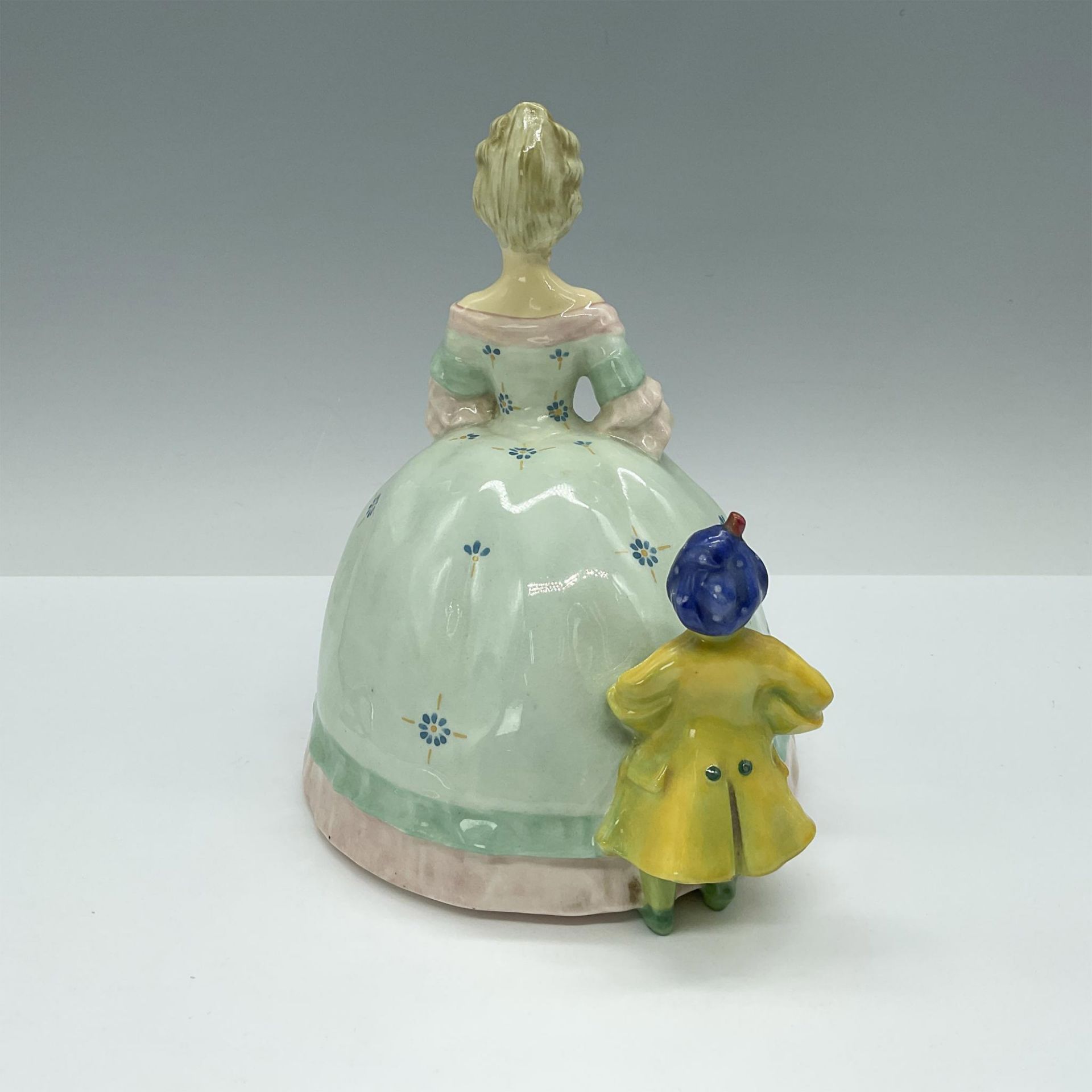 Royal Doulton Lidded Powder Jar, Lady and Blackamoor HN377 - Bild 2 aus 4