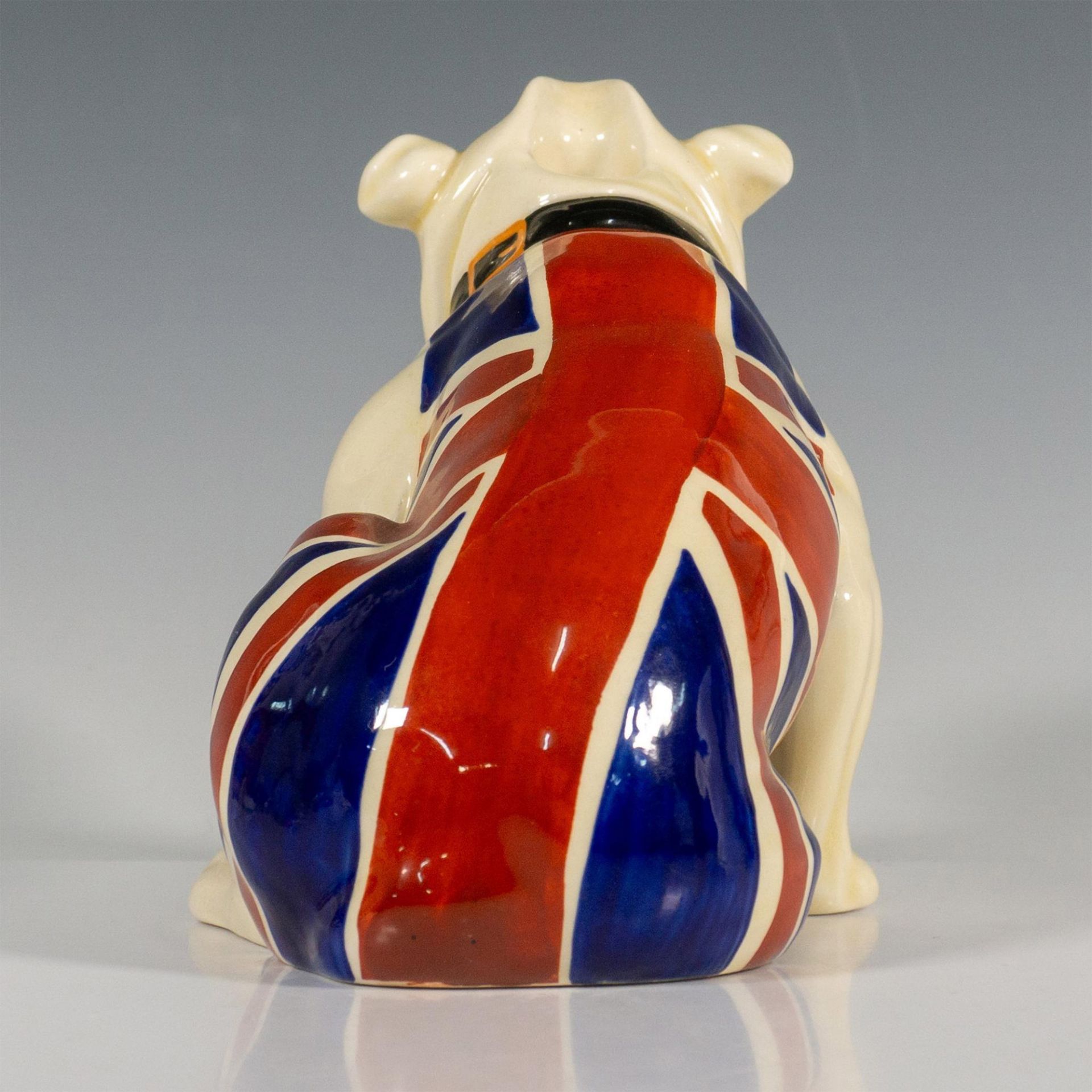 Rare Royal Doulton Porcelain Decanter, Union Jack Bulldog - Bild 3 aus 6