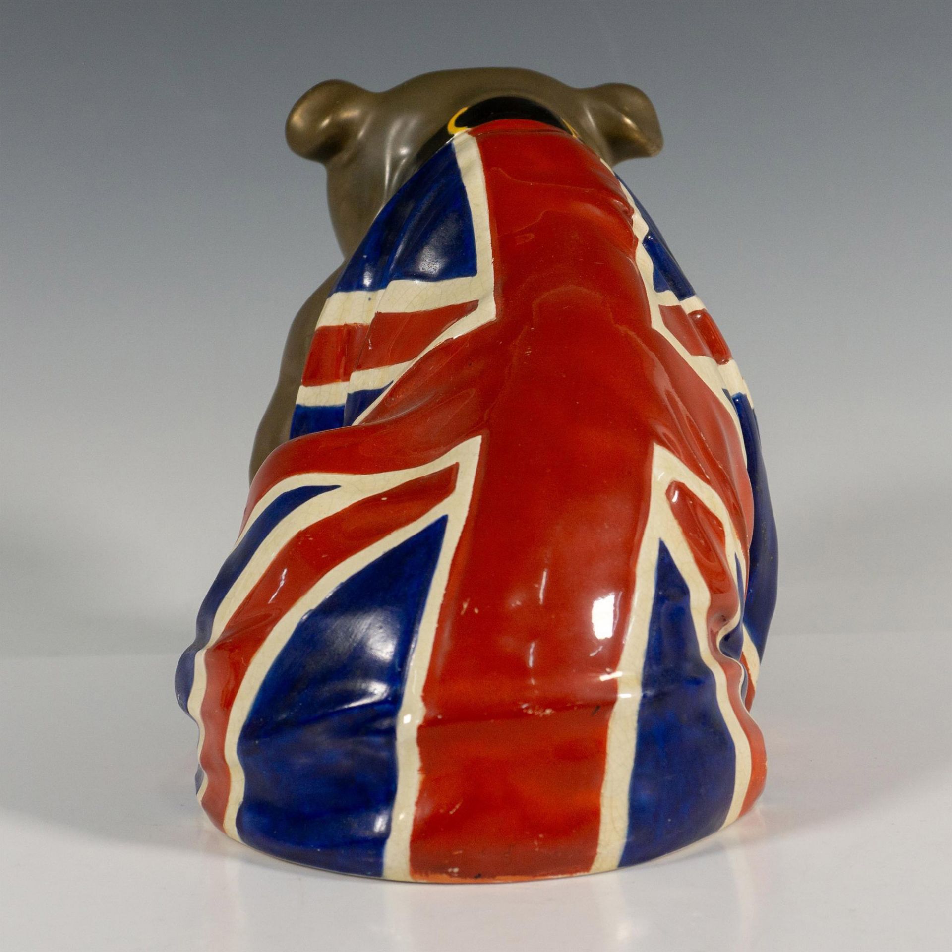 Royal Doulton Figurine, Union Jack Khaki Bulldog D5913 - Bild 3 aus 5