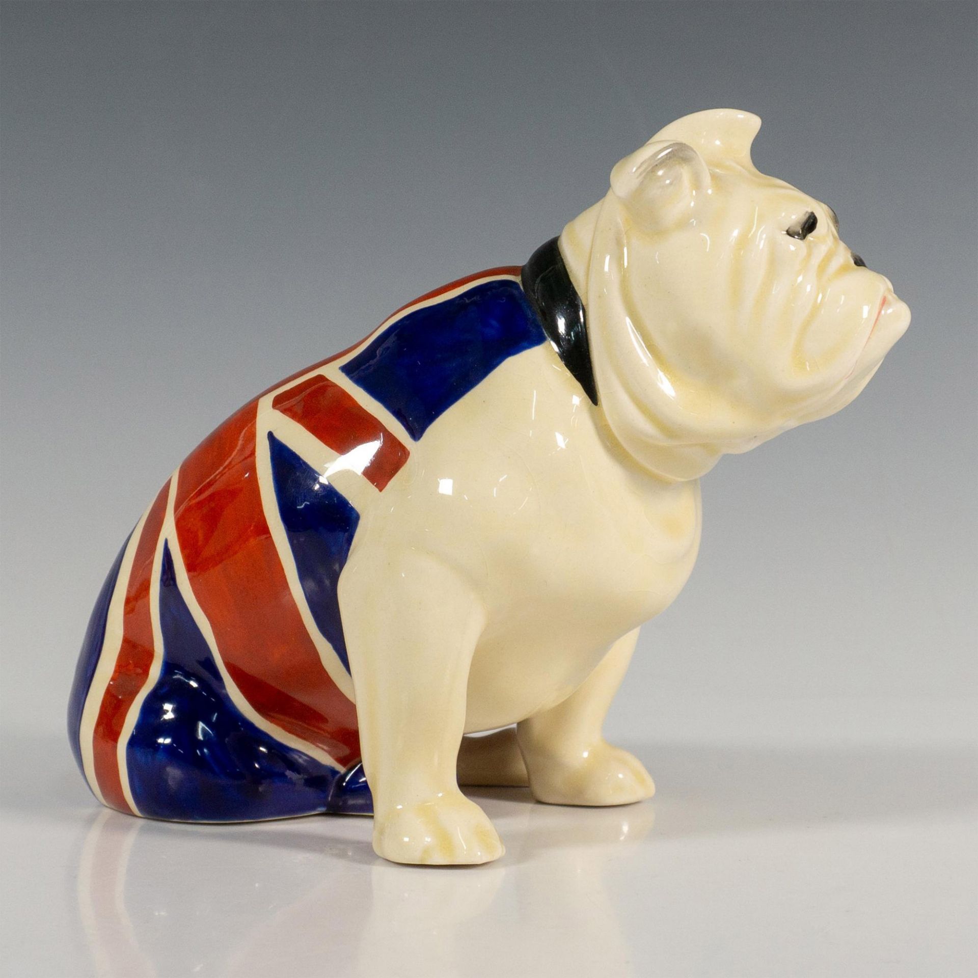 Rare Royal Doulton Porcelain Decanter, Union Jack Bulldog - Bild 5 aus 6