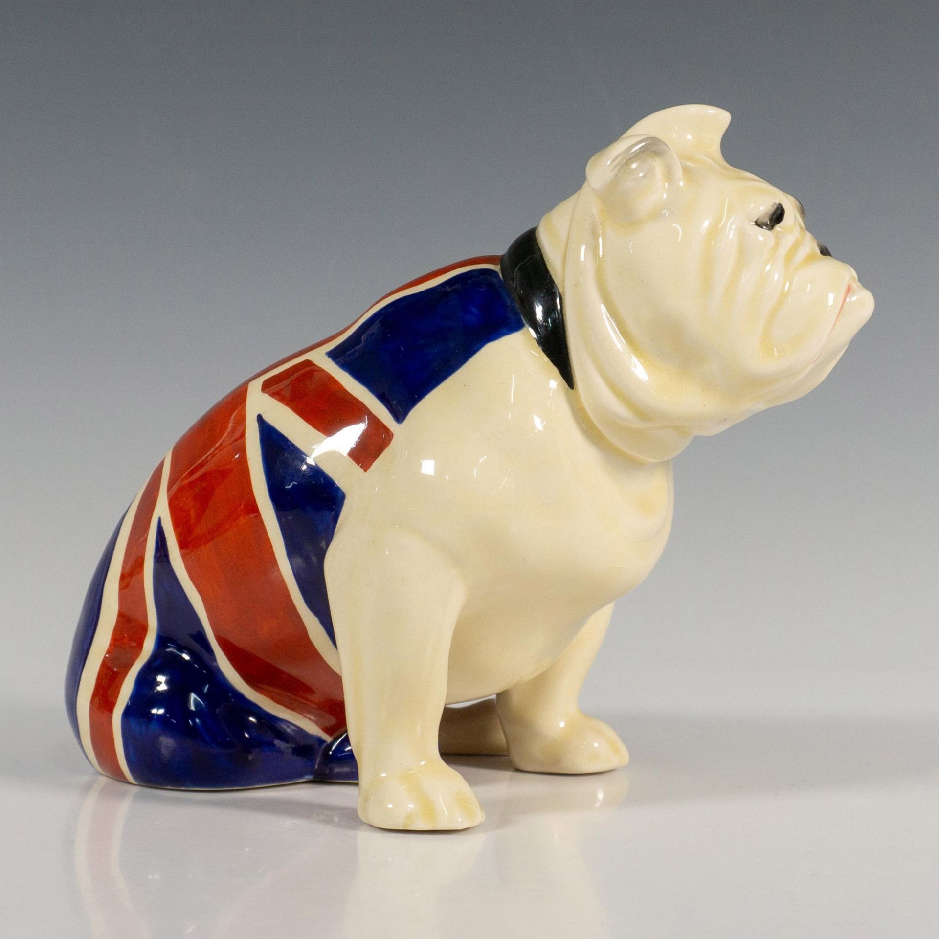 Rare Royal Doulton Porcelain Decanter, Union Jack Bulldog - Image 5 of 6