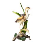 Boehm Porcelain Bird Figurine, Least Bittern