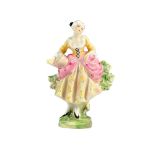 Royal Doulton Miniature Figurine, Shepherdess M20