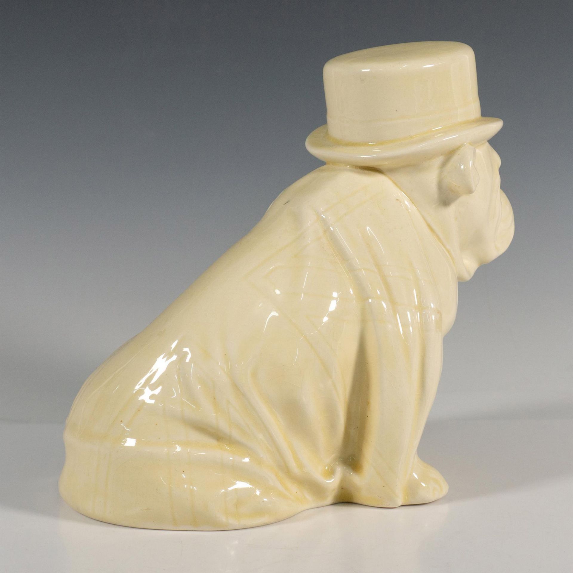 Royal Doulton Figurine, Bulldog in Union Jack, Derby Hat - Bild 5 aus 6