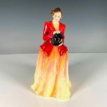 Lady in Red Coat w/Hat - Royal Doulton Prototype Figurine