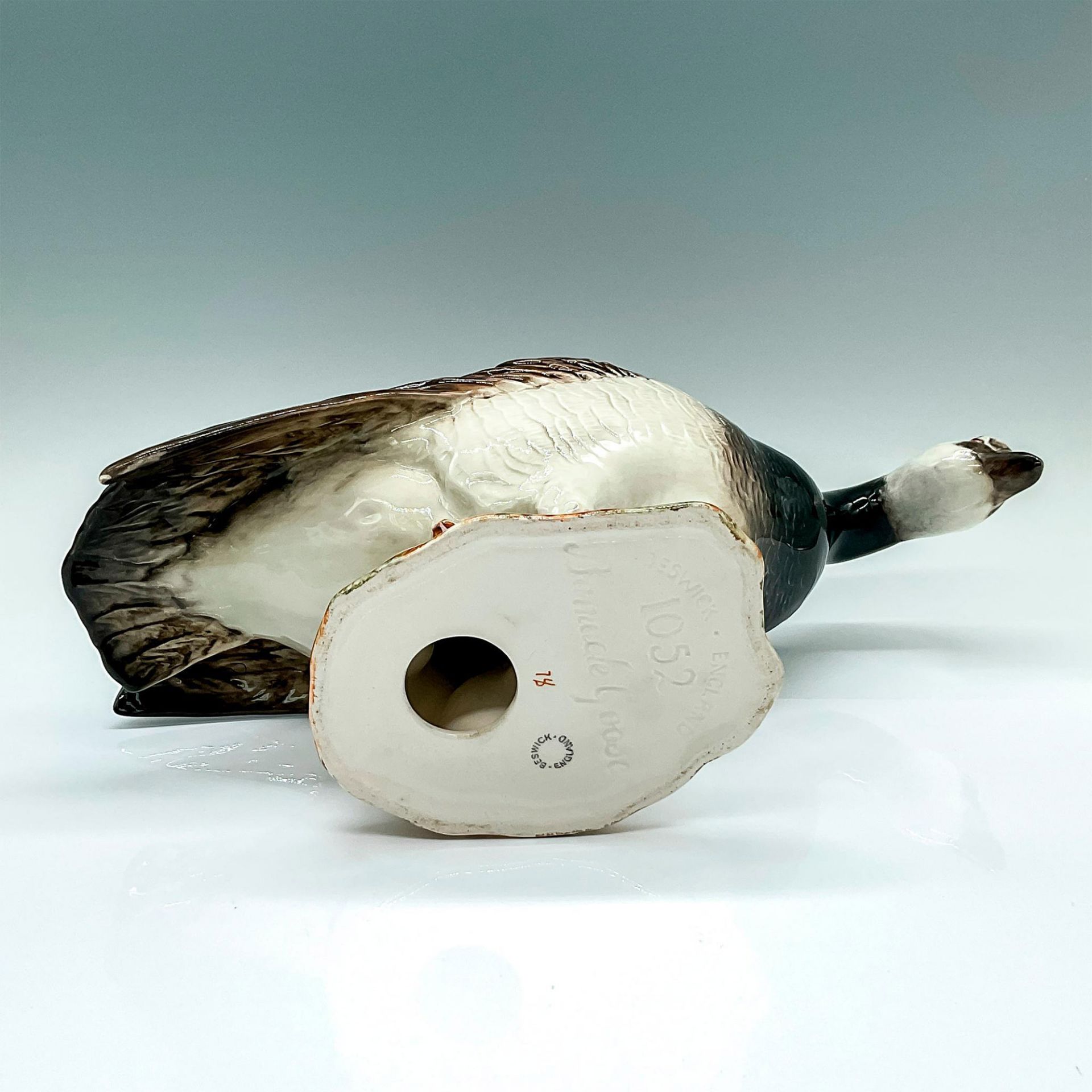 Beswick Porcelain Figurine, Barnacle Goose 1052 - Bild 3 aus 3