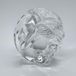 Steuben Glass Crystal Dragon Hand Cooler