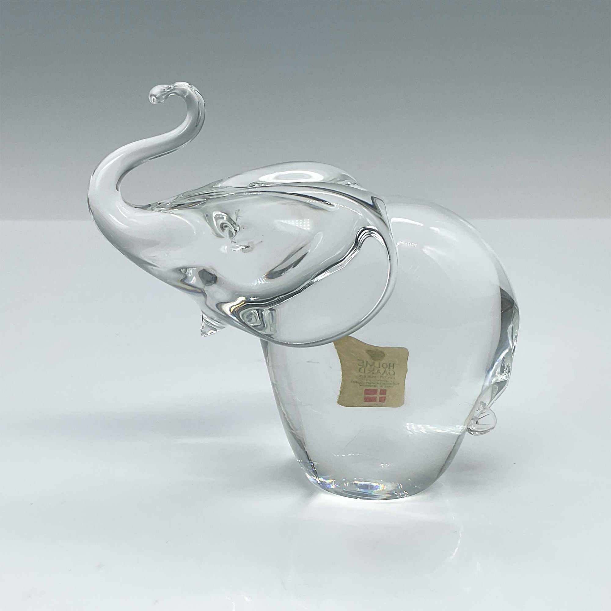 Holme Gaard Crystal Elephant Figurine - Image 2 of 3