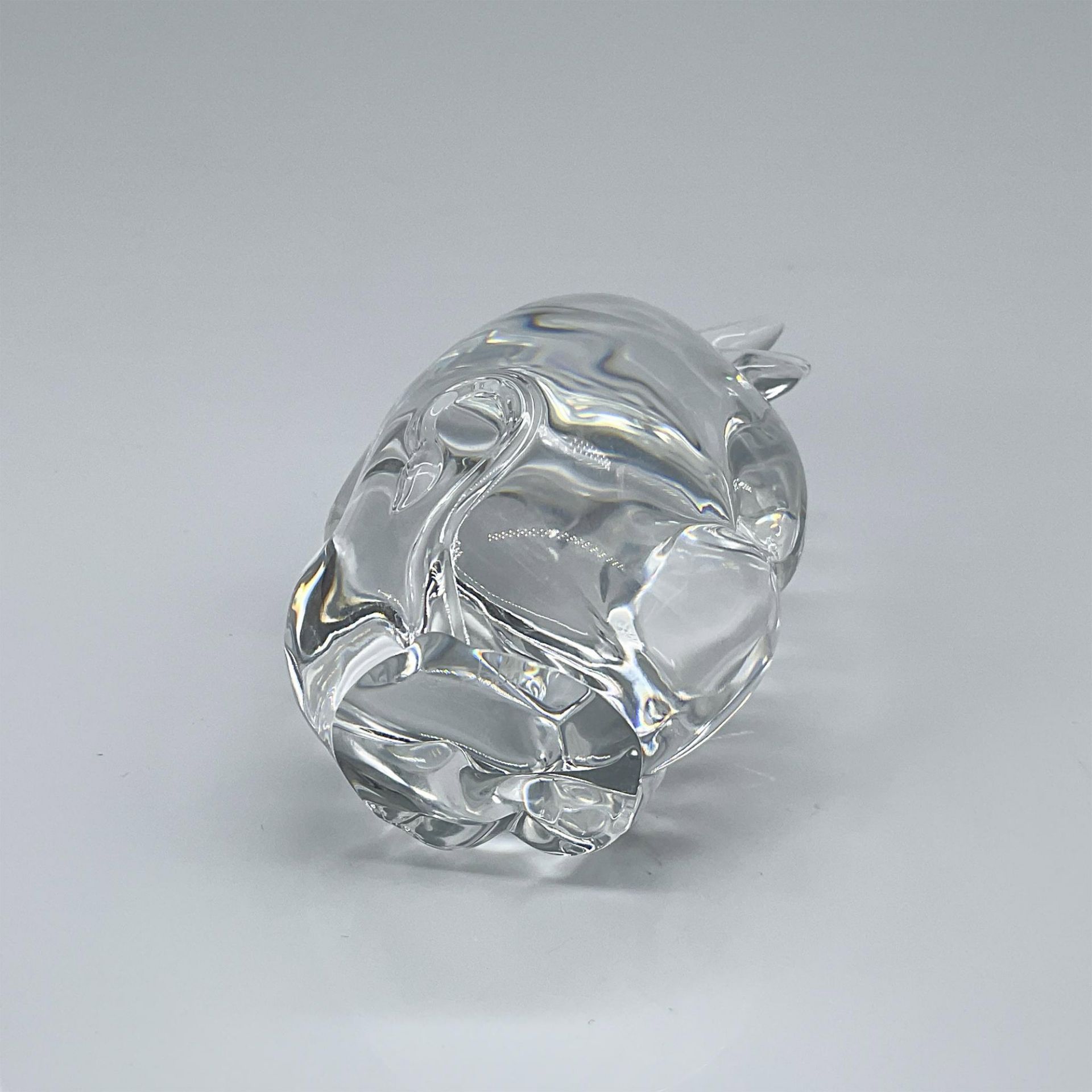 Steuben Glass Crystal Bull Hand Cooler - Bild 3 aus 3