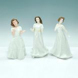 3pc Royal Doulton Figurines, International Collectors Club