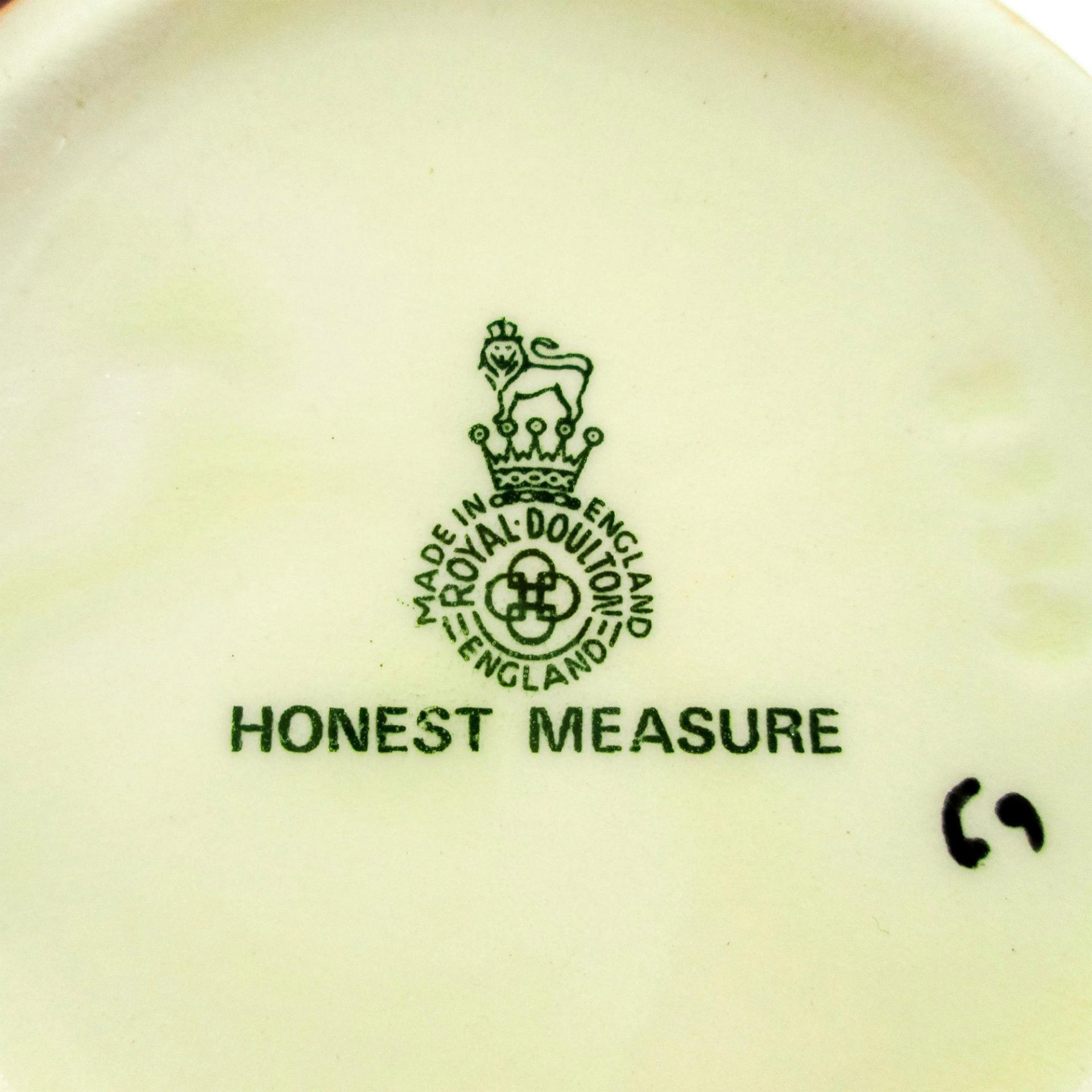 Honest Measure D6108 - Small - Royal Doulton Toby Jug - Bild 3 aus 3