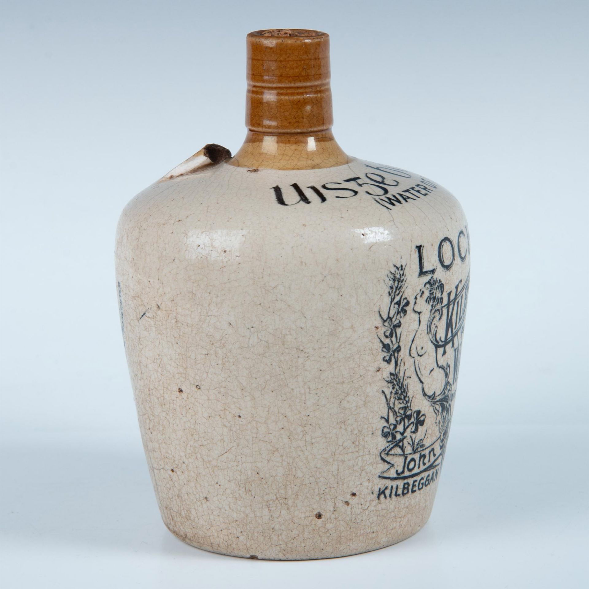 Locke's Kilbeggan Antique Stoneware Whiskey Bottle - Bild 3 aus 6