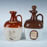 2pc Ceramic Old Parr Scotch Whisky Bottles