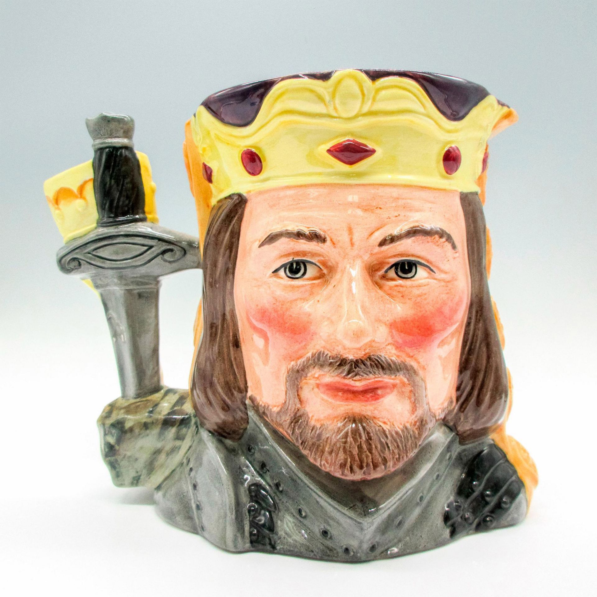 King Arthur and Guinevere D6836 - Large - Royal Doulton Character Jug - Bild 2 aus 4