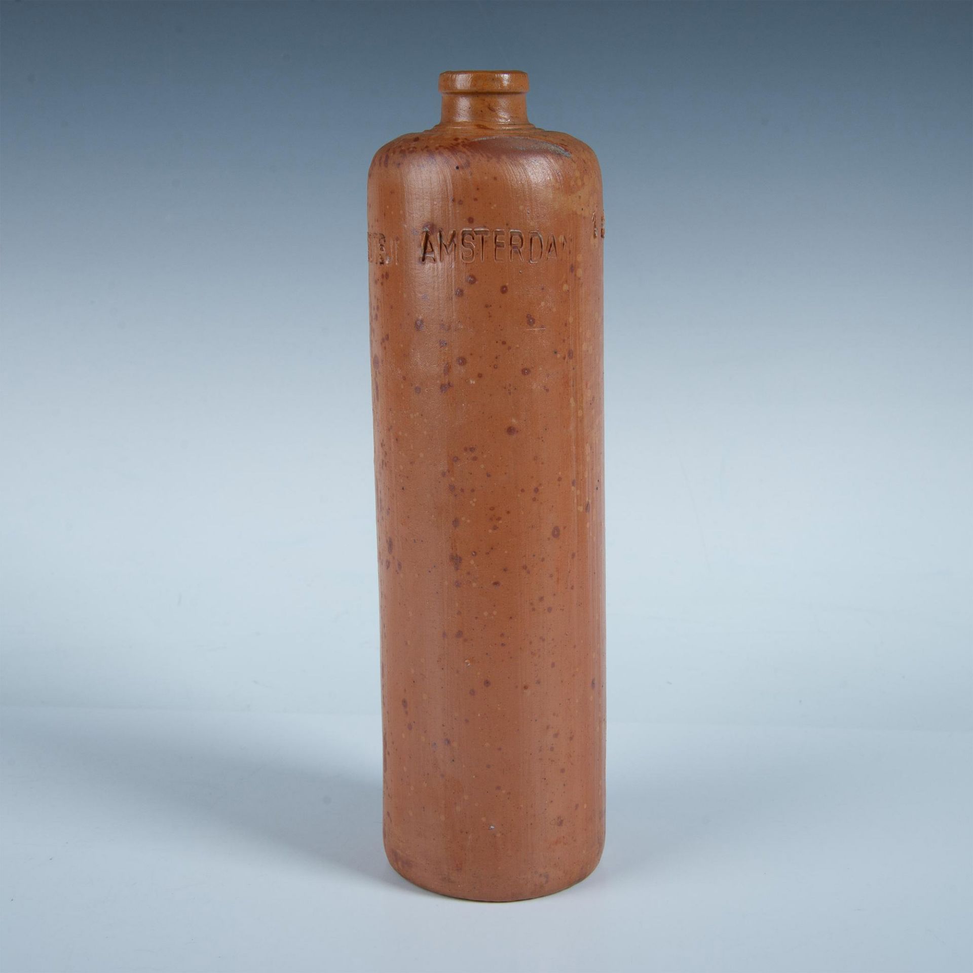 Antique Stoneware Liquor Bottle, Erven Lucas