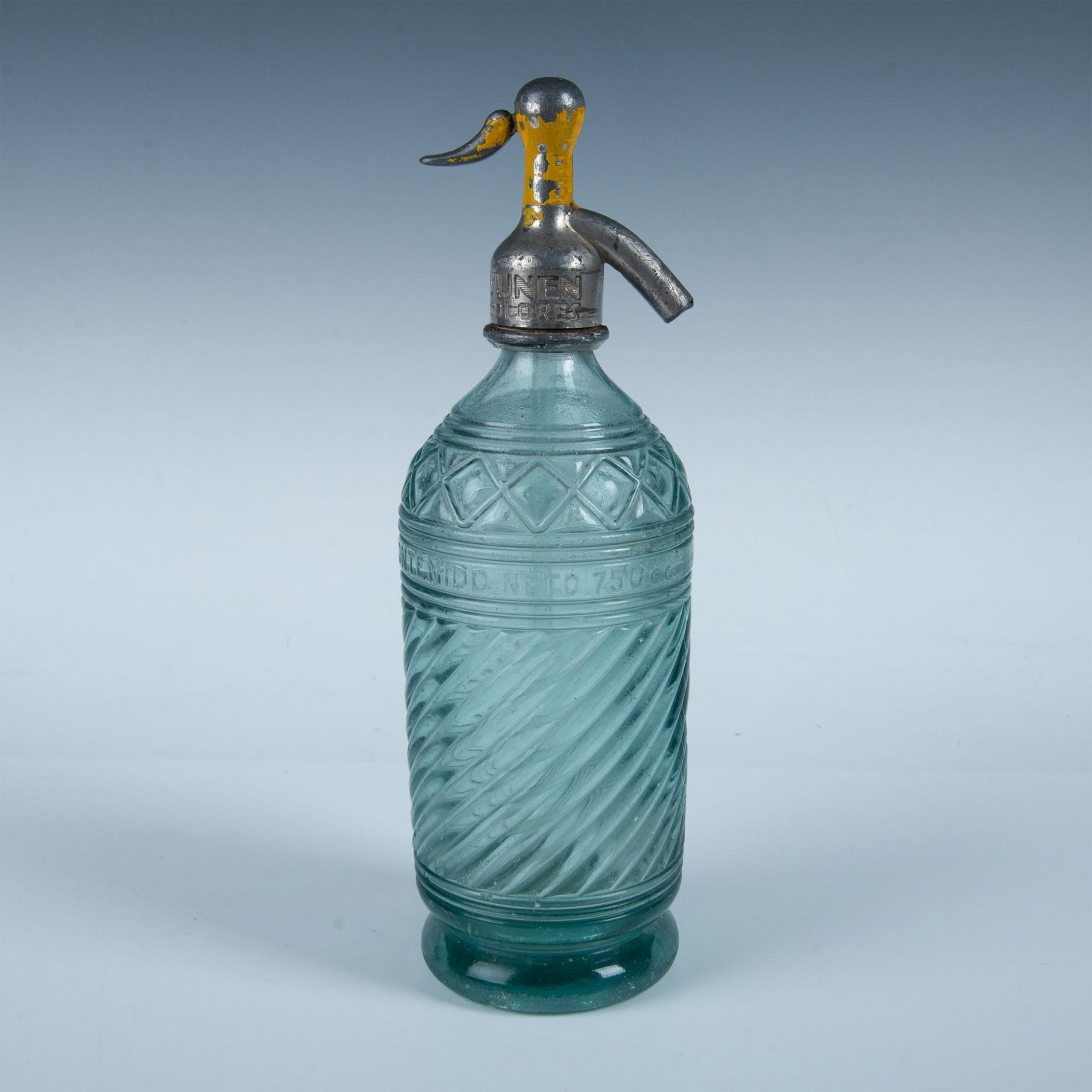 Antique Seltzer Glass Bottle Argentina, La Africana Soda - Bild 3 aus 7