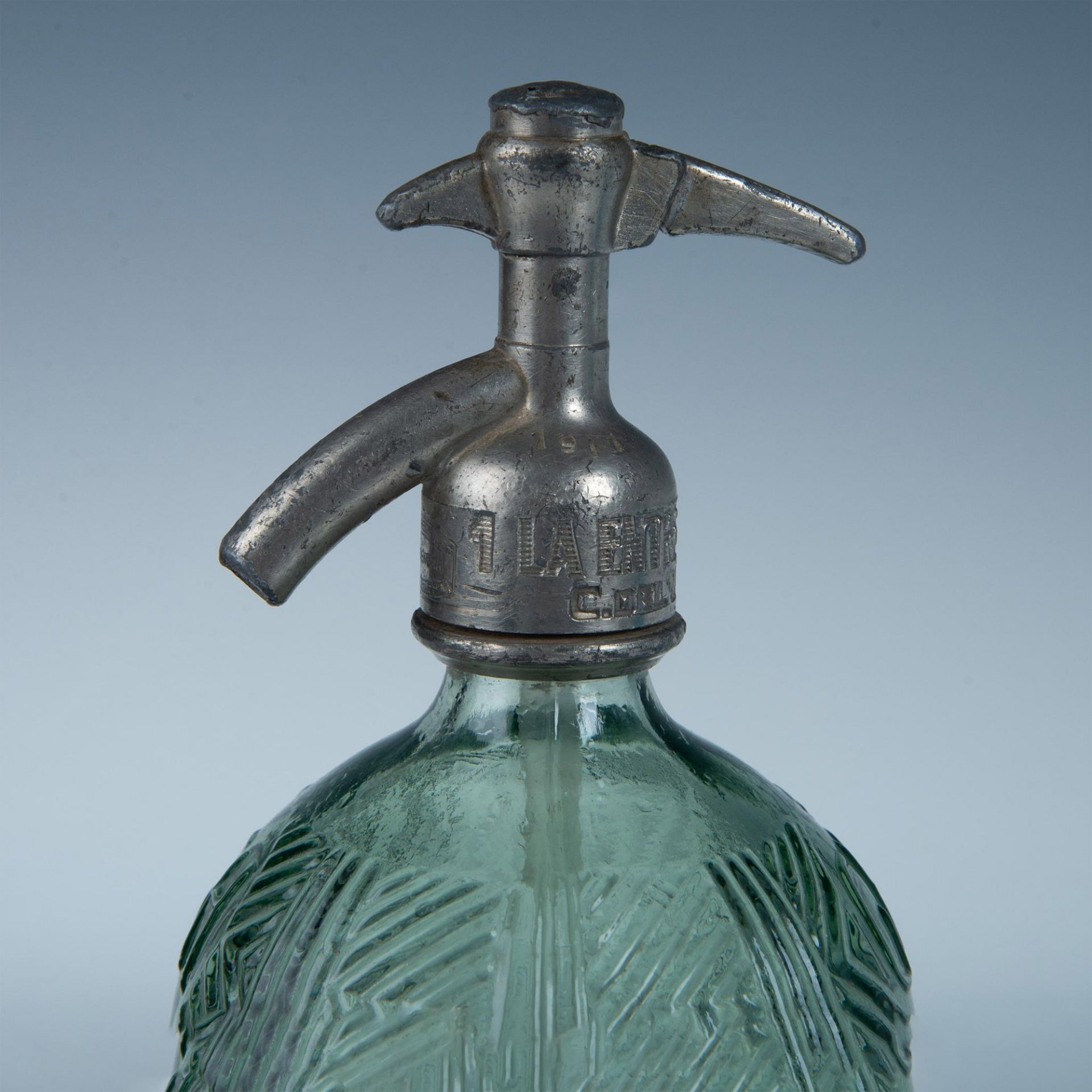 Antique Seltzer Bottle Gonzalez Hnos, Argentina - Image 2 of 7