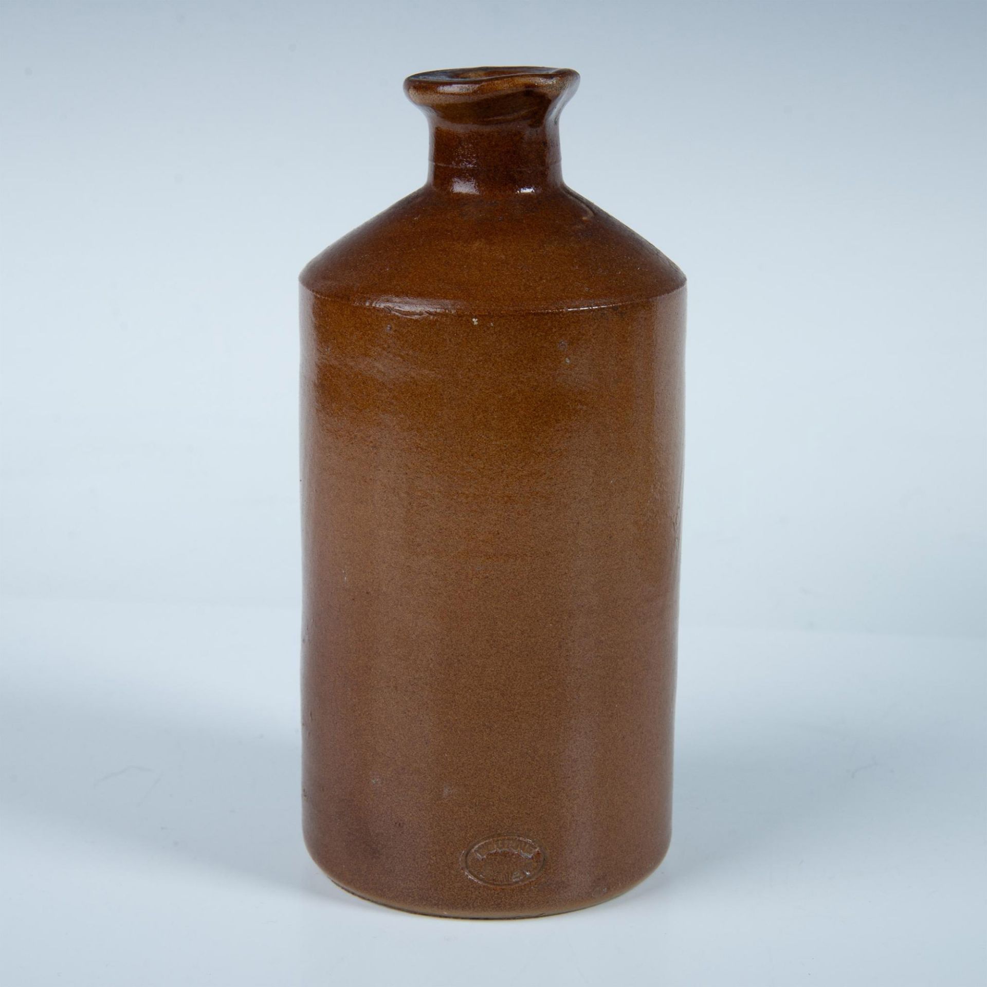 Antique Bourne Denby Stoneware Ink Bottle - Bild 2 aus 6