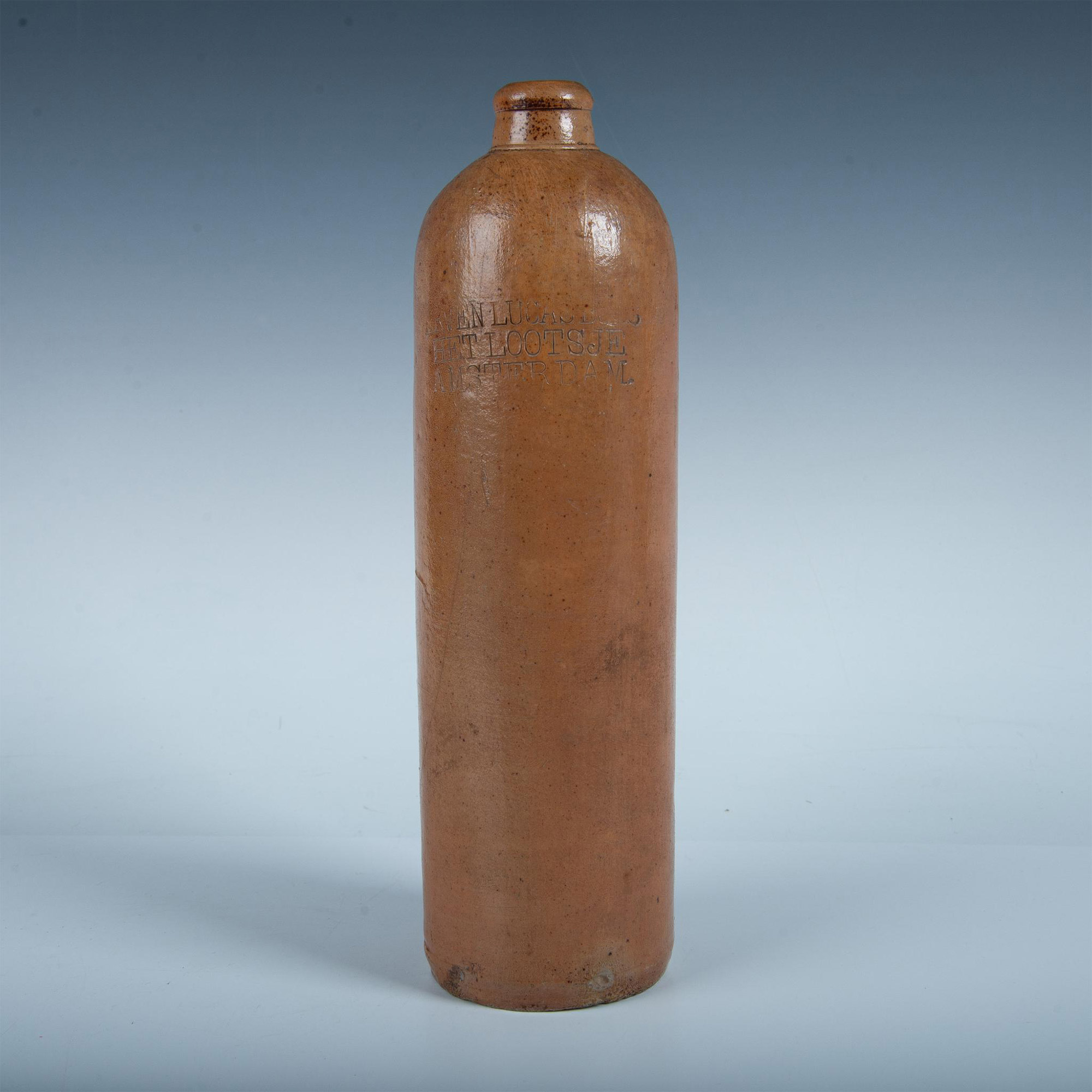 Antique Stoneware Liquor Bottle, Erven Lucas Bols