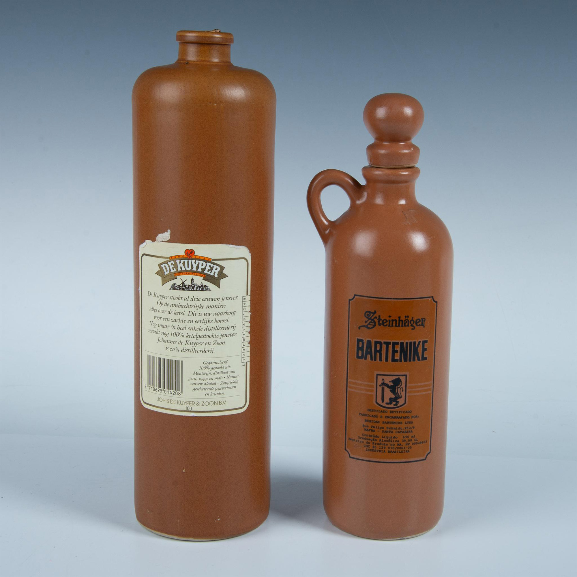 2pc Antique Ceramic Liquor Bottles, De Kuyper & Steinhaeger - Bild 3 aus 5
