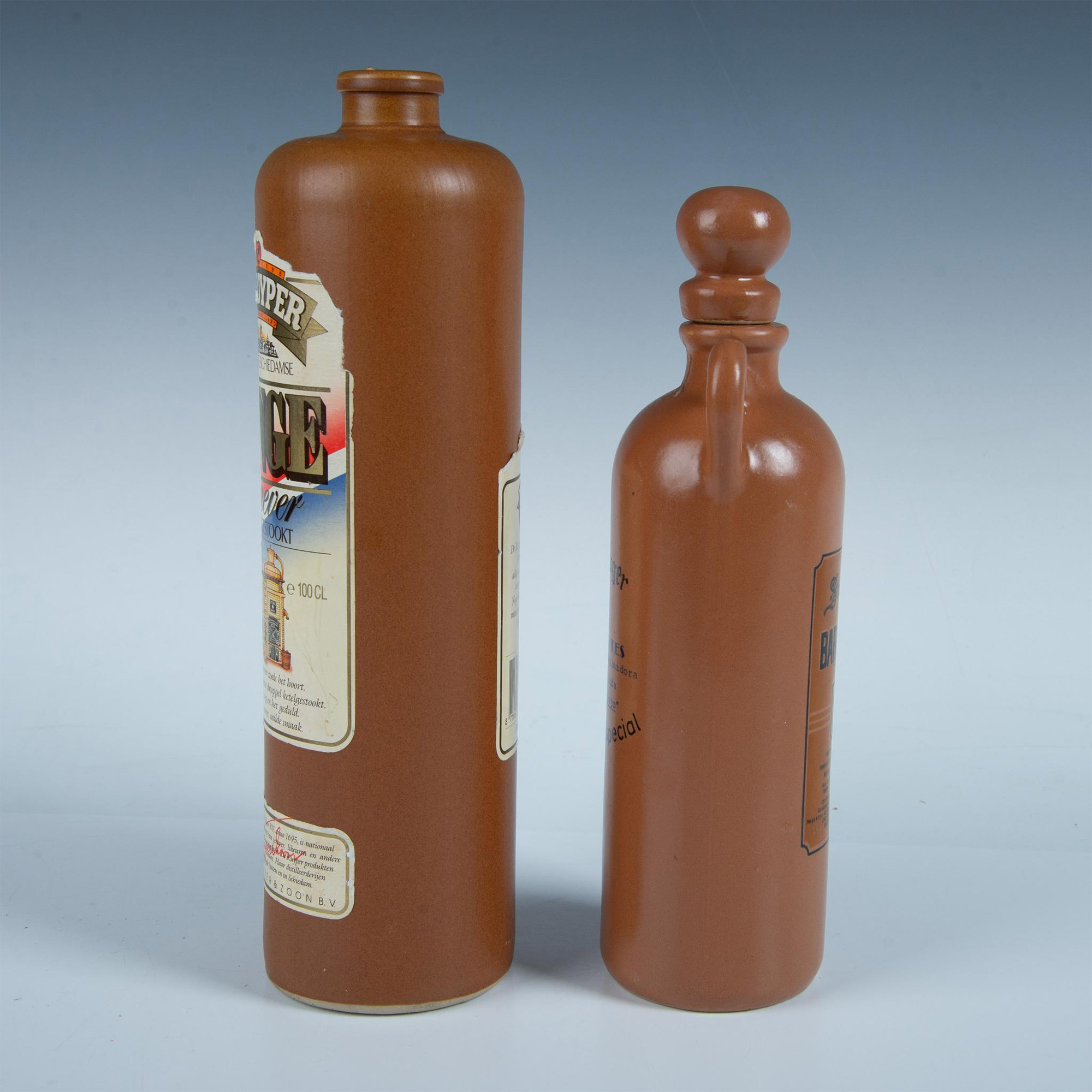 2pc Antique Ceramic Liquor Bottles, De Kuyper & Steinhaeger - Bild 2 aus 5