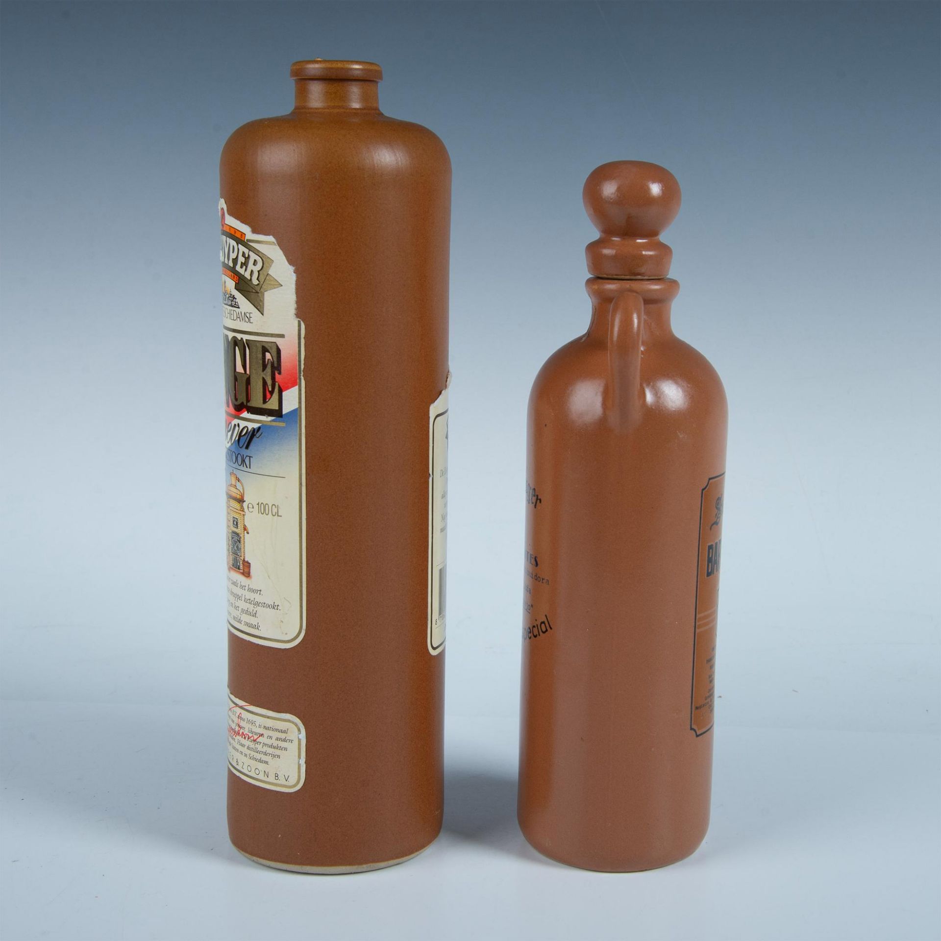 2pc Antique Ceramic Liquor Bottles, De Kuyper & Steinhaeger - Bild 2 aus 5
