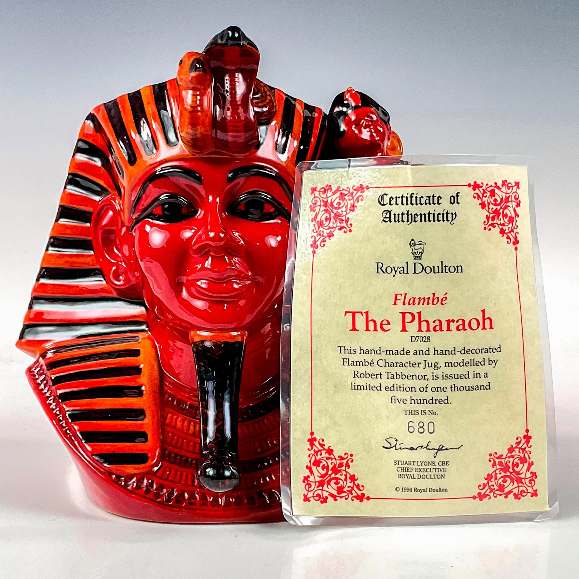 The Pharaoh D7028 Flambe - Large - Royal Doulton Character Jug - Image 2 of 4