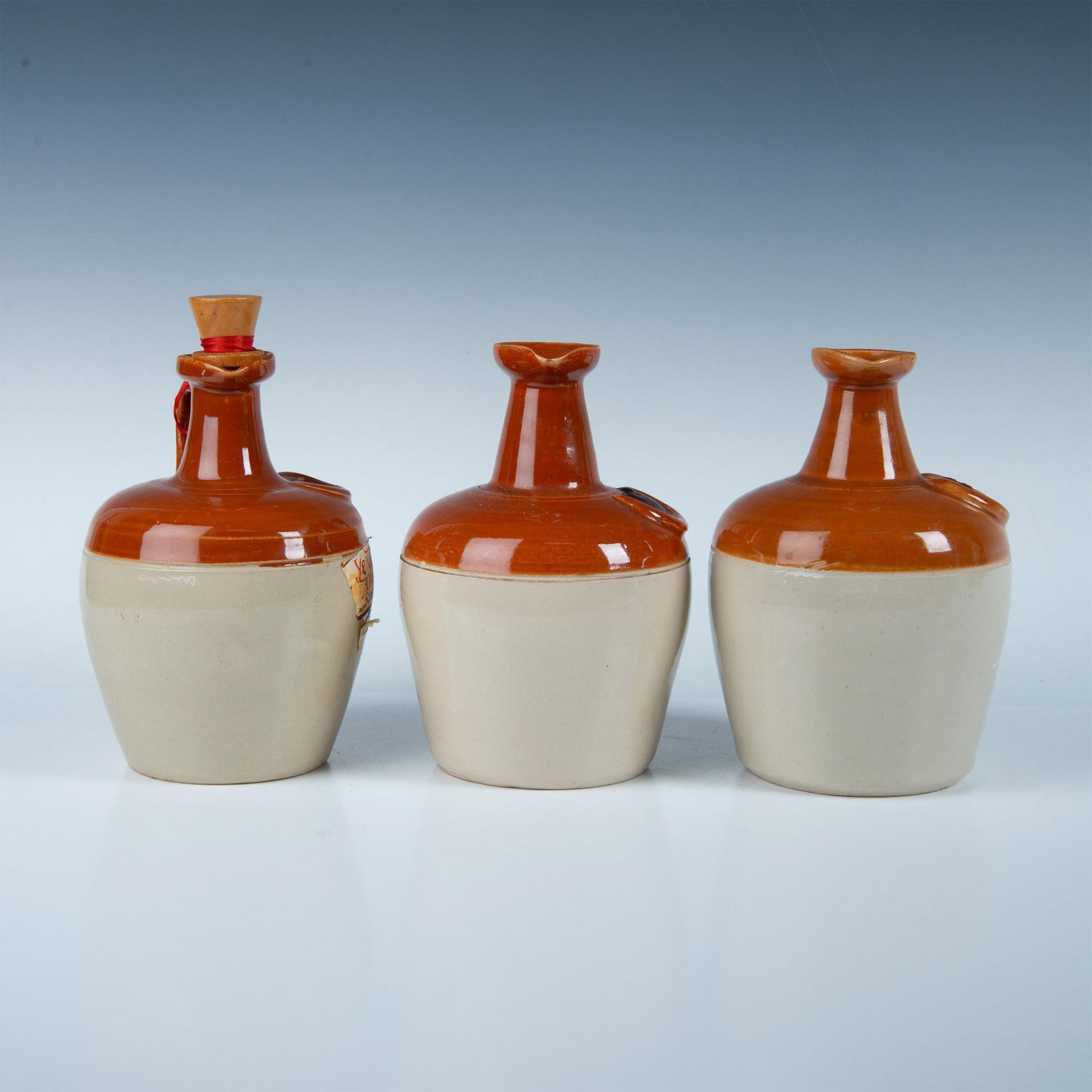 3pc Vintage Ceramic Whisky Jugs, Ye Monk's Whisky - Bild 4 aus 7