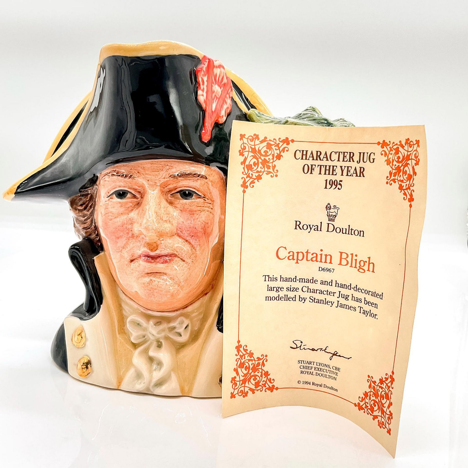 Capt Bligh D6967 - Large - Royal Doulton Character Jug - Bild 2 aus 4