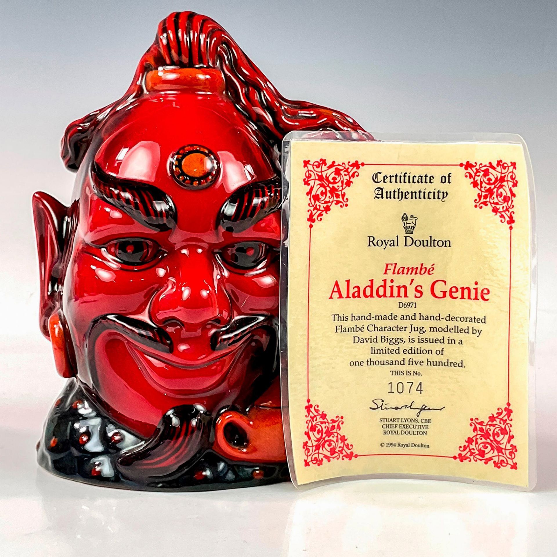 Aladdin's Genie Flambe - Large - Royal Doulton Character Jug - Image 2 of 4