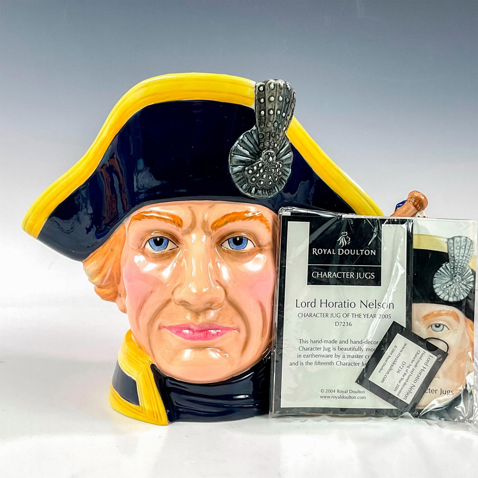 Lord Horatio Nelson D7236 - Large - Royal Doulton Character Jug - Bild 2 aus 4