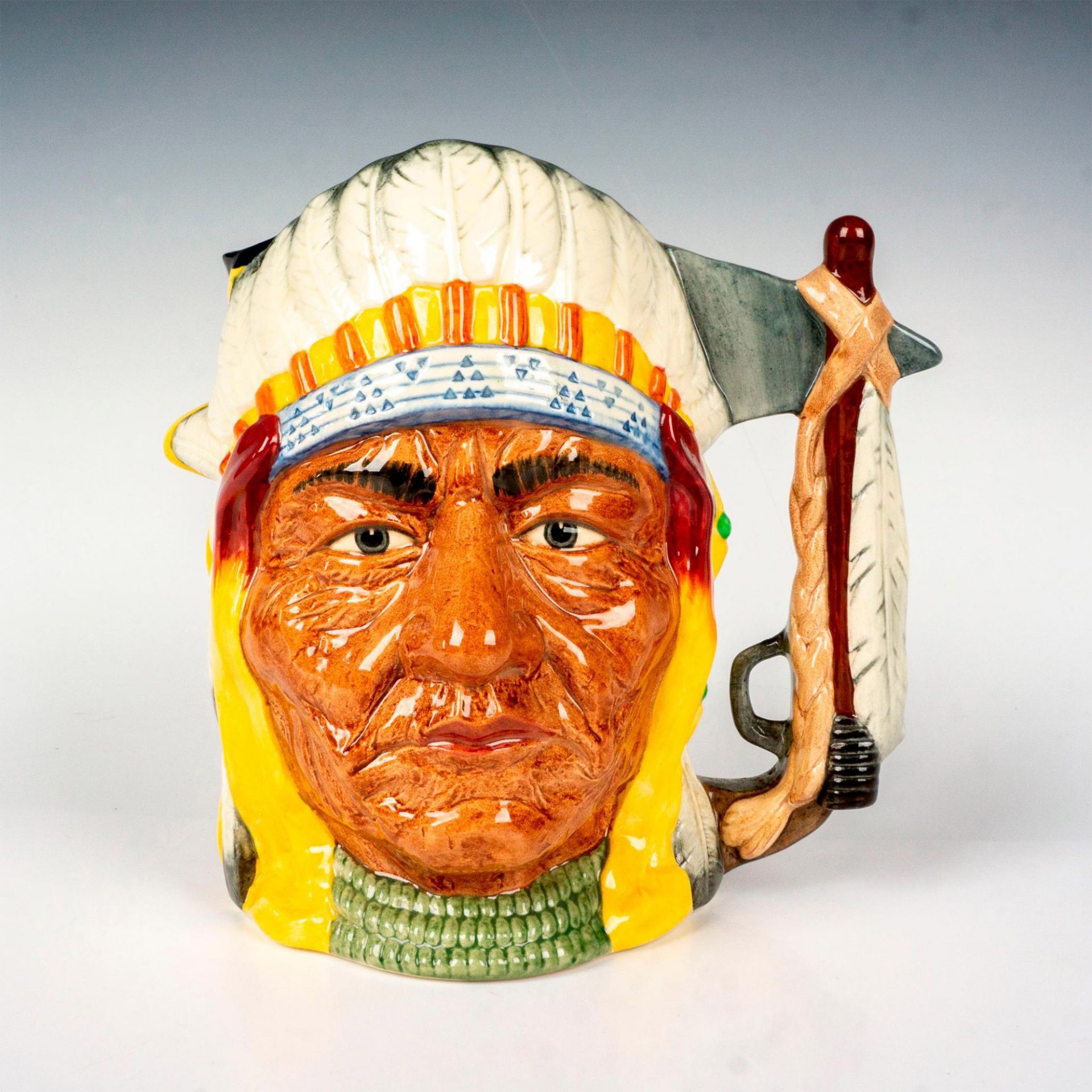 Chief Sitting Bull (Grey Eyes) and George Armstrong Custer D6712 - Large - Royal Doulton Character J - Bild 2 aus 4