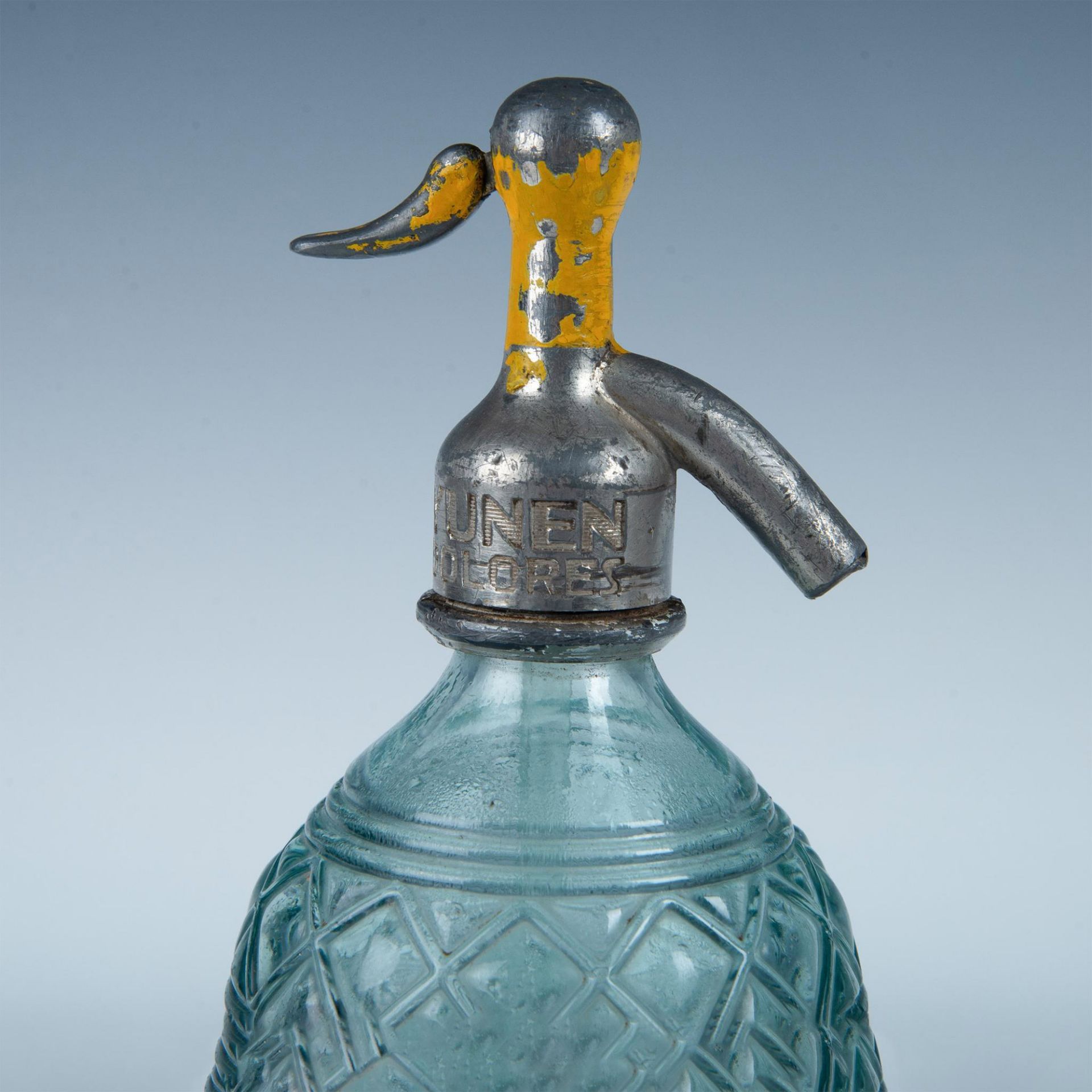 Antique Seltzer Glass Bottle Argentina, La Africana Soda - Bild 4 aus 7