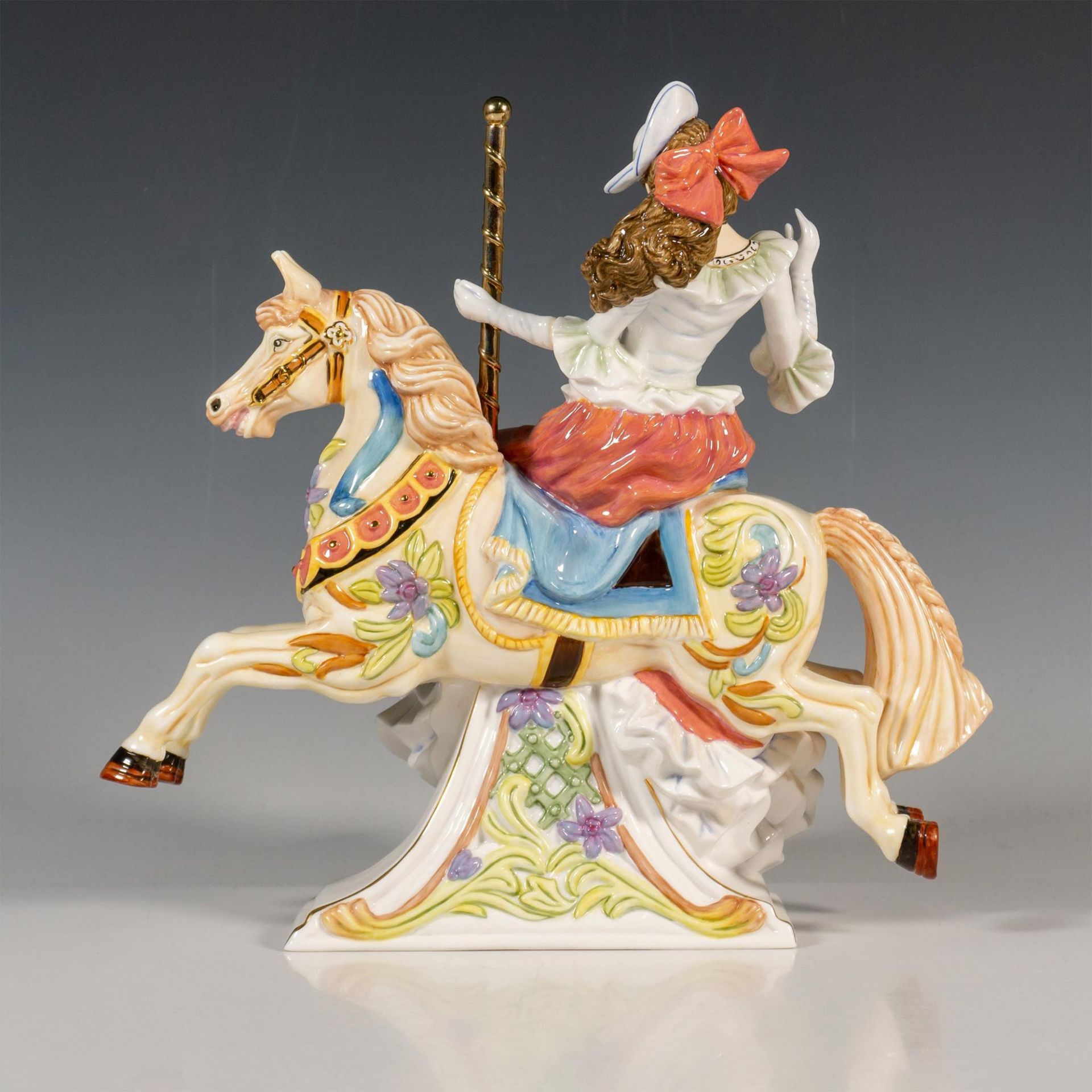 The English Ladies Porcelain Figurine, Carousel Collection - Image 3 of 4