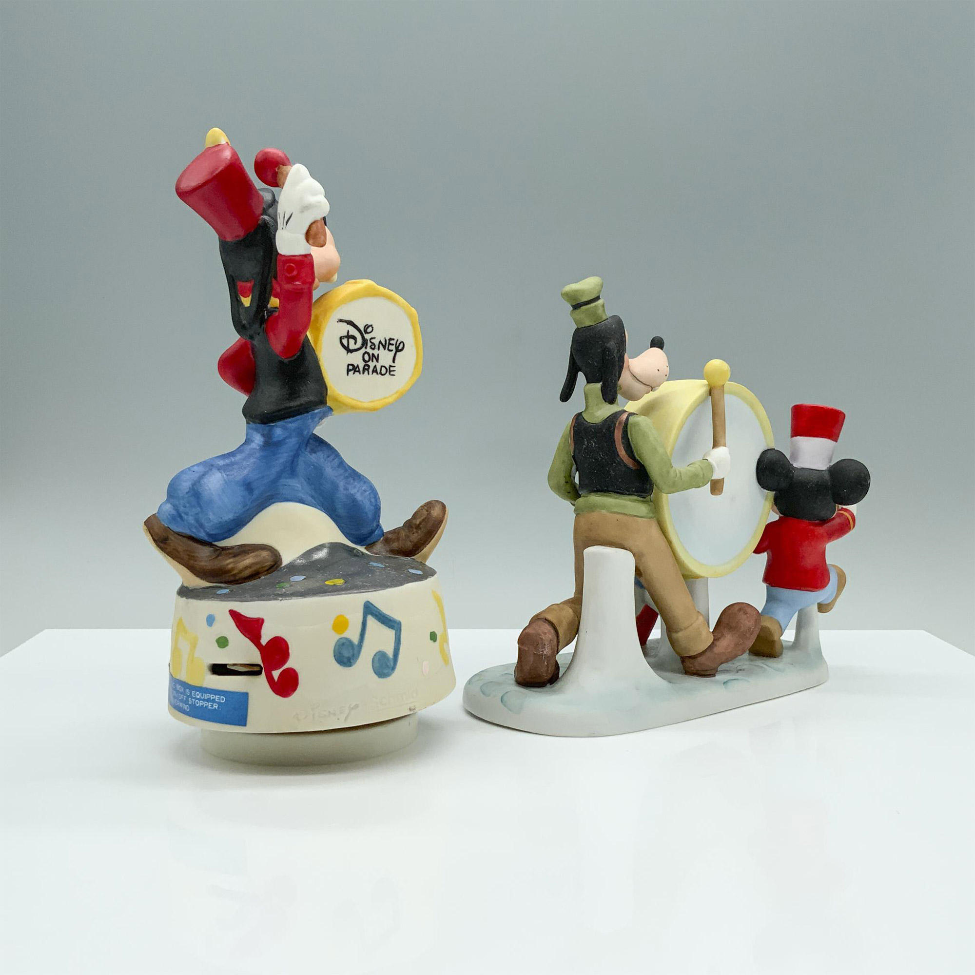 Disney Marching Band Goofy Motif Figurine and Music Box - Image 2 of 3