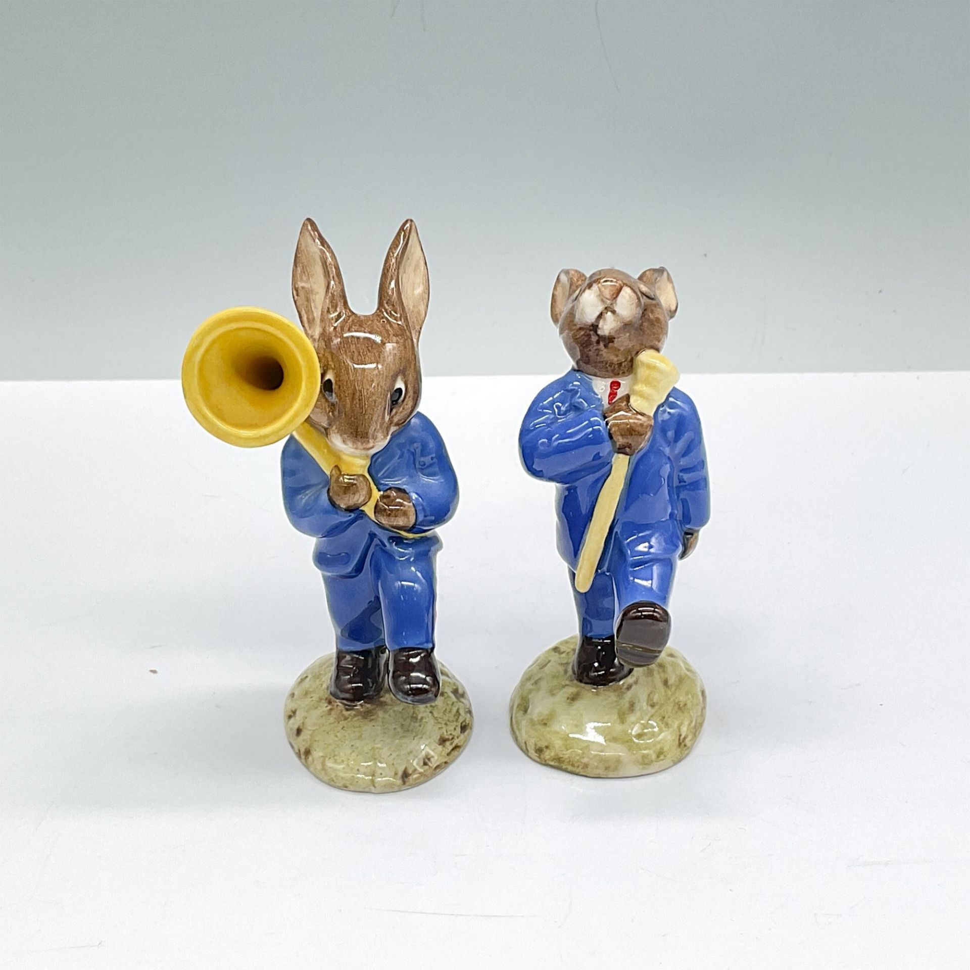 2pc Royal Doulton Bunnykins Figurines, Band DB86/90