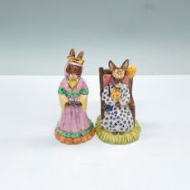 2pc Royal Doulton Bunnykins Figurines, Marion & Susan