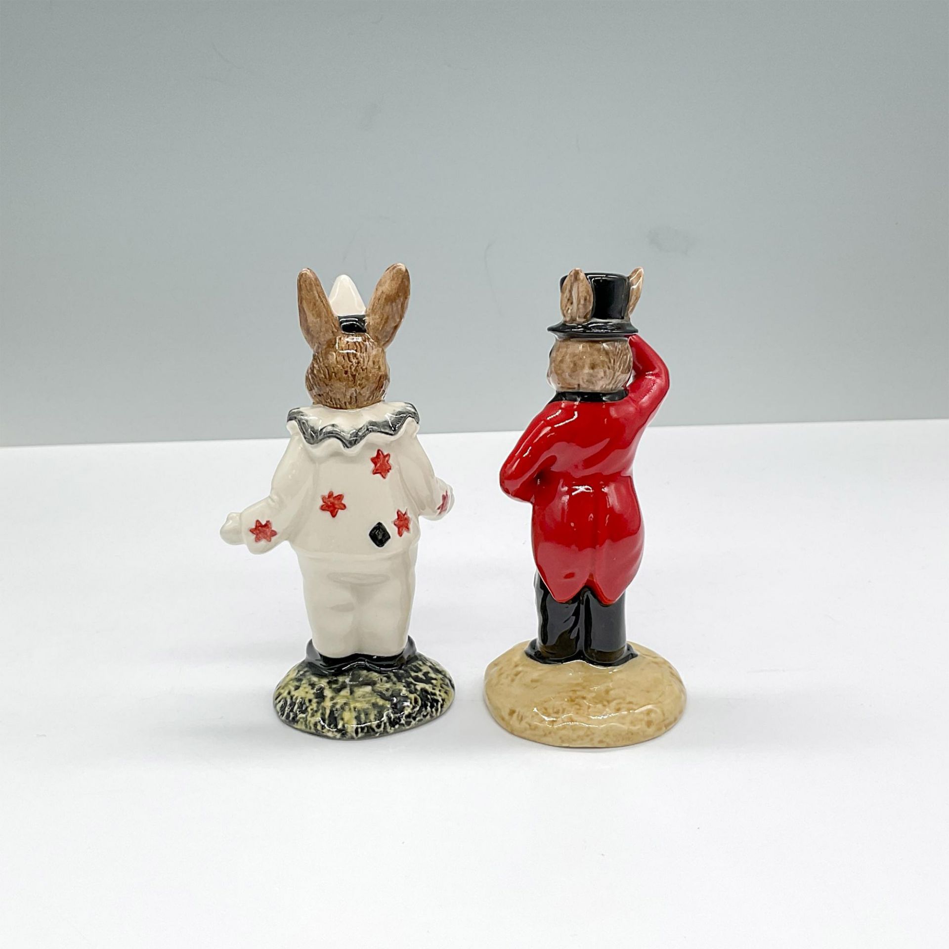 2pc Royal Doulton Bunnykins Figurines, Clown & Ringmaster - Bild 2 aus 3