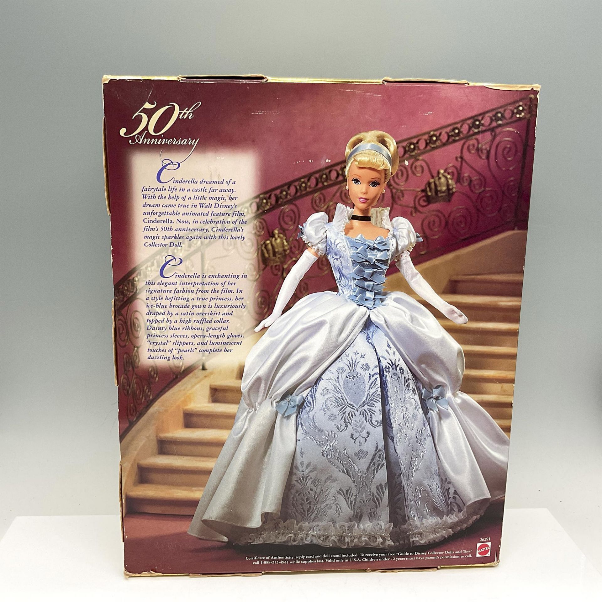 Mattel Disney's Collector Doll, Cinderella 50th Anniversary - Image 2 of 3