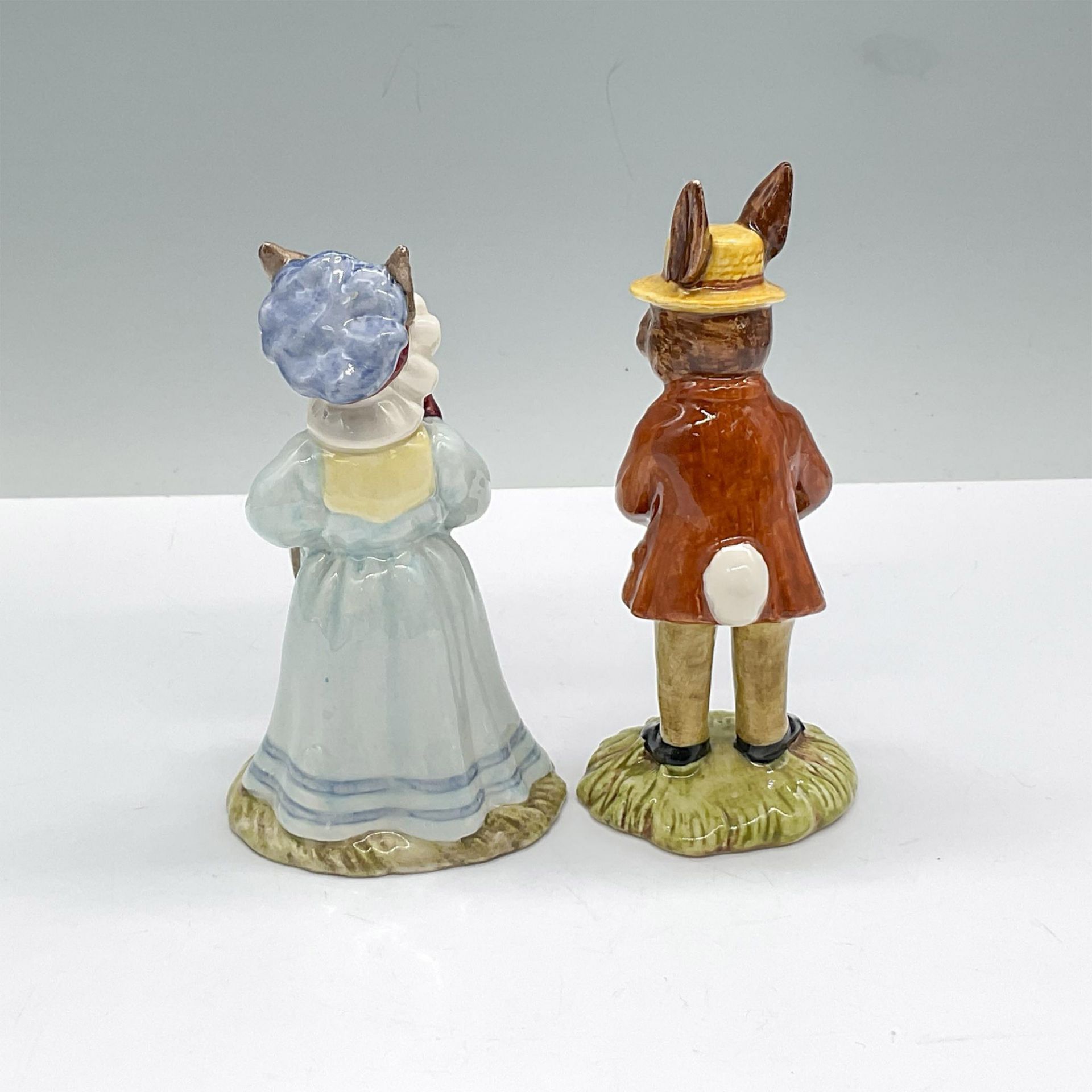 2pc Royal Doulton Bunnykins Figurines, Easter Parade DB18/19 - Bild 2 aus 3