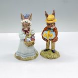 2pc Royal Doulton Bunnykins Figurines, Easter Parade DB18/19