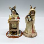 2pc Royal Doulton Bunnykins Figurines, Sands of time & Sister Mary Barbara, DB229 and DB334