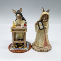 2pc Royal Doulton Bunnykins Figurines, Sands of time & Sister Mary Barbara, DB229 and DB334