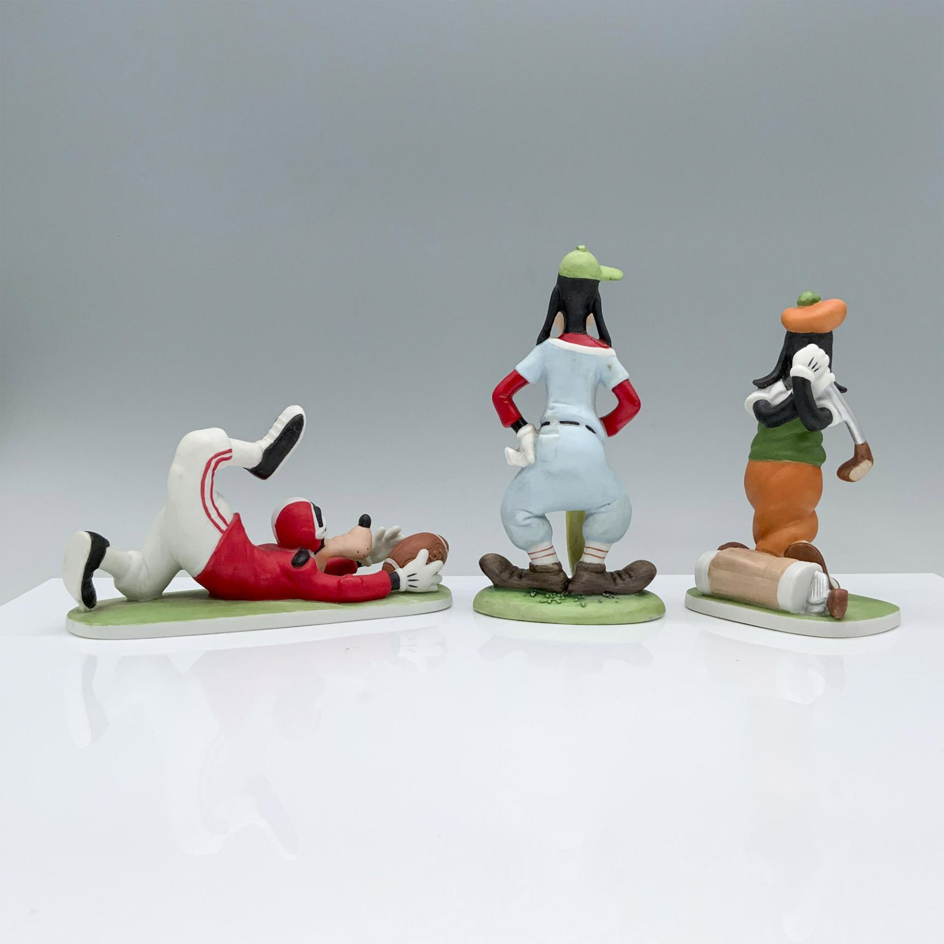 3pc Disney Goofy Sports Themed Figurines - Image 2 of 3