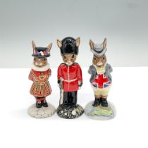 3pc Royal Doulton Bunnykins Figurines, UK Heritage