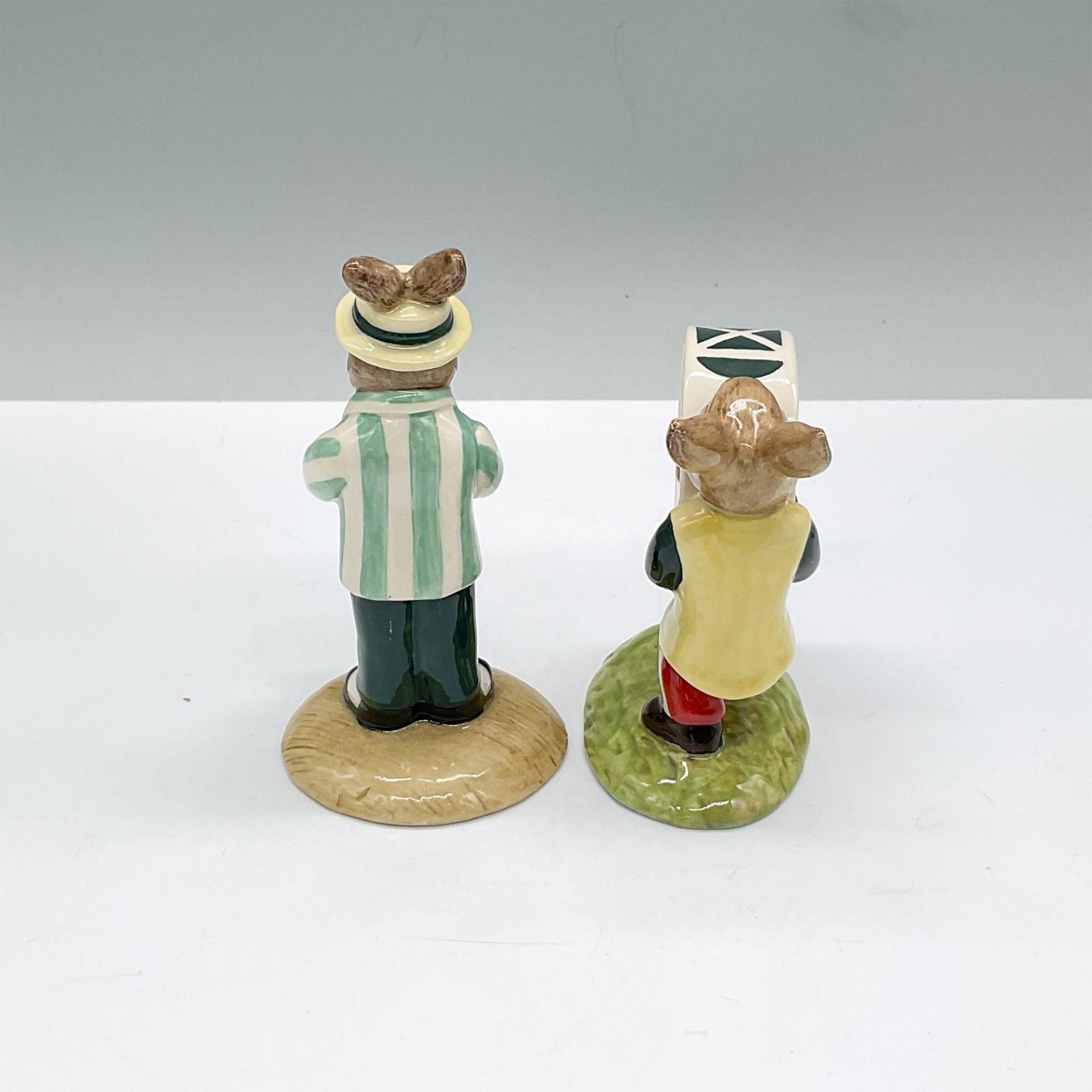 2pc Royal Doulton Bunnykins Figurines, Drummer & Trumpeter - Image 3 of 4